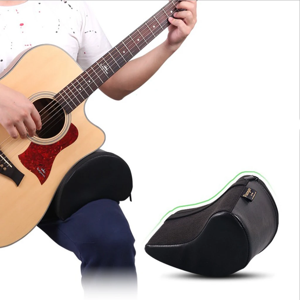 Черная гитара баланс Губка Подушка Классическая гитара резонатор поддержка отдыха