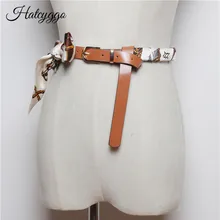 designer leather belts ladies