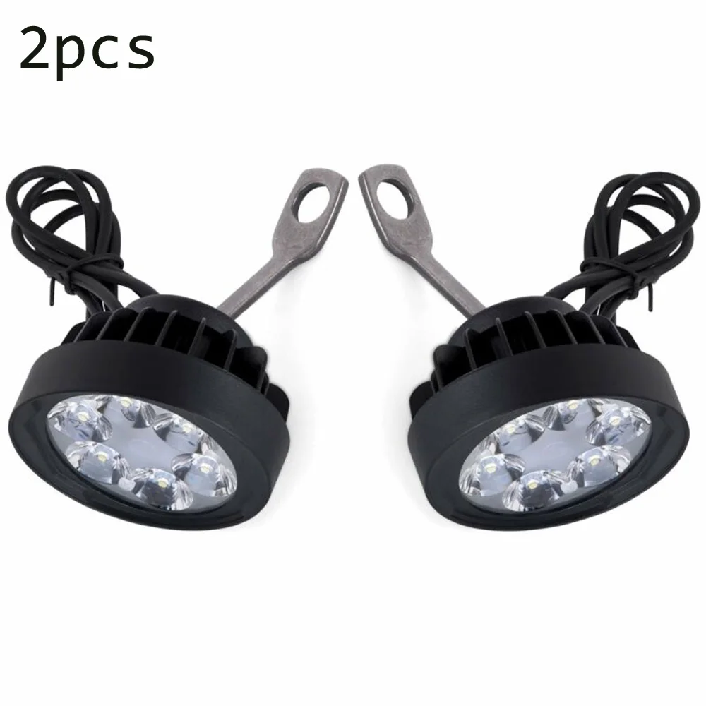 

Dust-proof Motorcycle Headlight Replacement Parts 2Pcs Spot Lamp 12V-85V