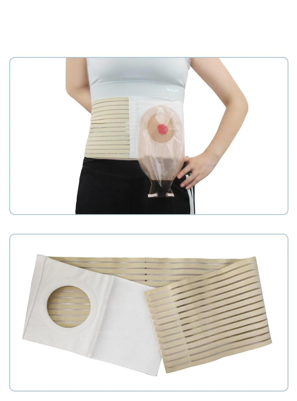 Ostomy Large Belt! Durable And Elastic Colostomy Abdominal Belt For