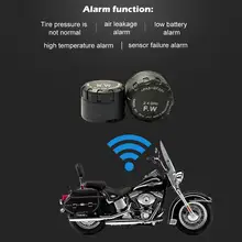 Мотоцикл Bluetooth система контроля давления в шинах с 2 датчиками ЖК-дисплей противоугонная функция водонепроницаемый для мотоциклов