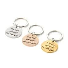 DIY Европа и Америка юмором английские предложения м не боятся отрезать вам буквенный креативный брелок