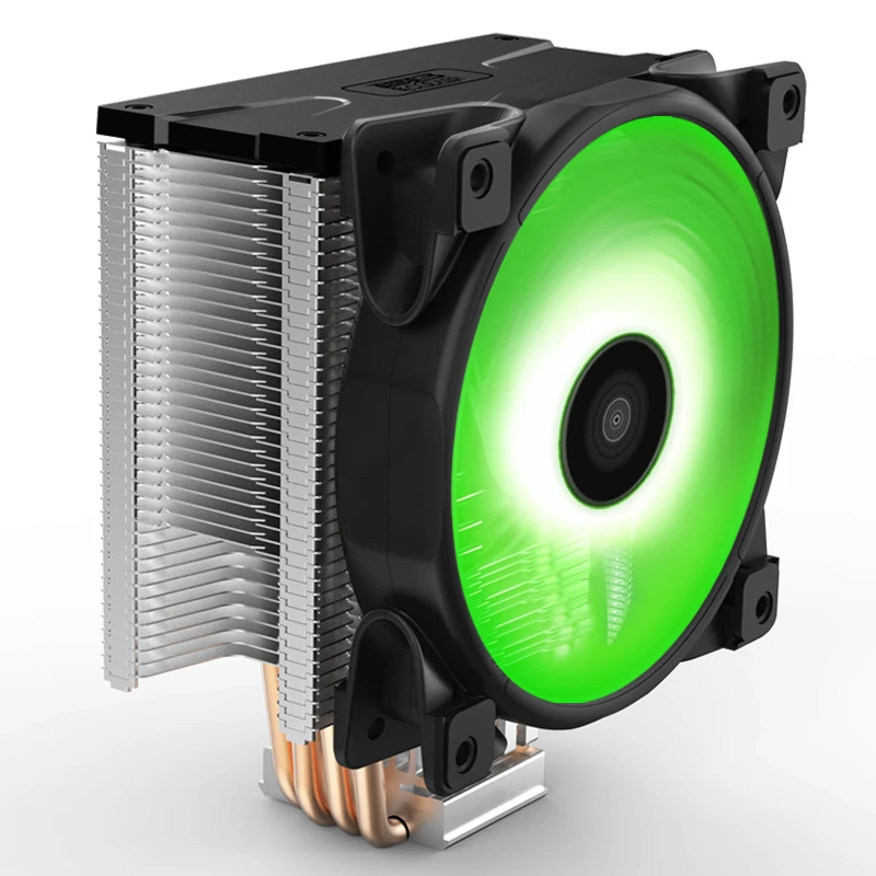 Кулер ЦП RGB с 4 тепловыми трубками радиатор охлаждения 3PIN 4PIN для intel 1150 1155 1156