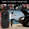 Car Jump Starter Auto Booster Battery 12V jump starter Launcher Vehicle Emergency Start Battery Car Launch Starter Power Bank ► Photo 3/6