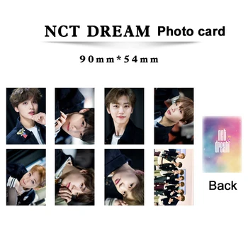 

8pcs/set Kpop NCT DREAM photocard HD high quality Double printing Photo Album card 90*54mm kpop NCT DREAM new arrivals Hot sale