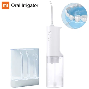 

Xiaomi Mijia Dental Irrigador Electric Oral Irrigator Type-C Rechargeable Waterproof Teeth Cleaner 200ML Water Flosser Toothpick