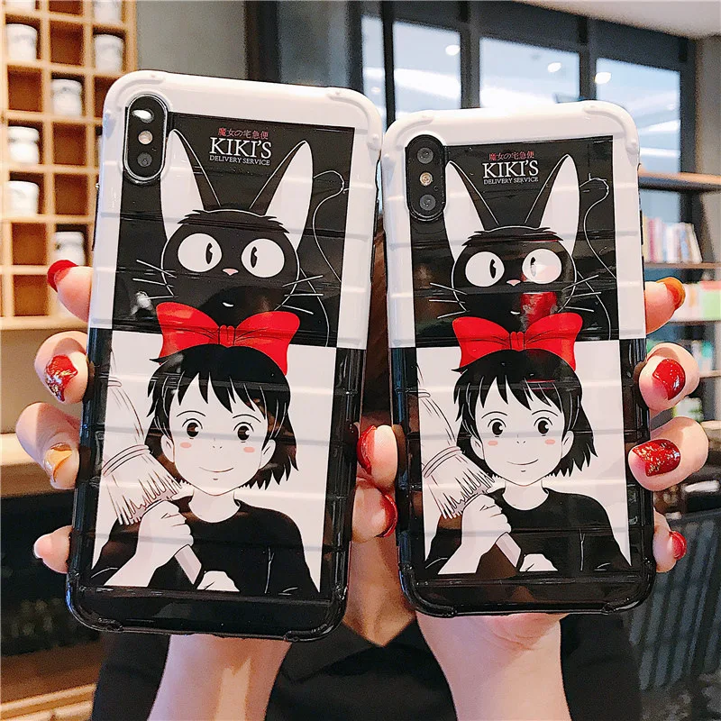 Applicable Japanese-style Anime GIRL'S Iphonexs/ MAX /Xr Phone Case iPhone 8 /7plus Shatter-resistant 6s Silica Gel Preserving