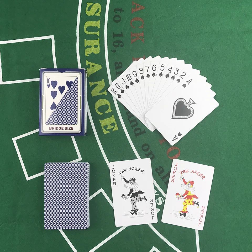 Easytoday 10PcsSet Baccarat Texas Hold'em Plastic Playing Cards Game Set Waterproof Frosting Poker Card Board Bridge Poker Card (2)