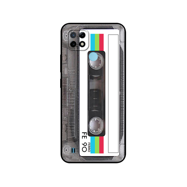 Realme C21 Case Silicon Back For OPPO RealmeC21 C 21 Phone Cover 6.5" Funda RMX3201 Bumper Capa Etui Soft black tpu case