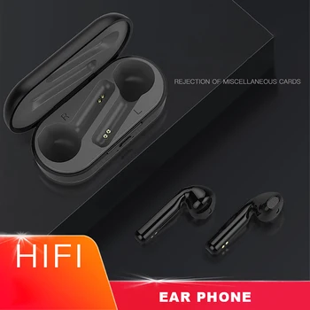 

TWS Bluetooth 5.0 Earphones 330mAh Charging Box Wireless Headphone Stereo Sports Waterproof Earbuds Headsets With Microphone