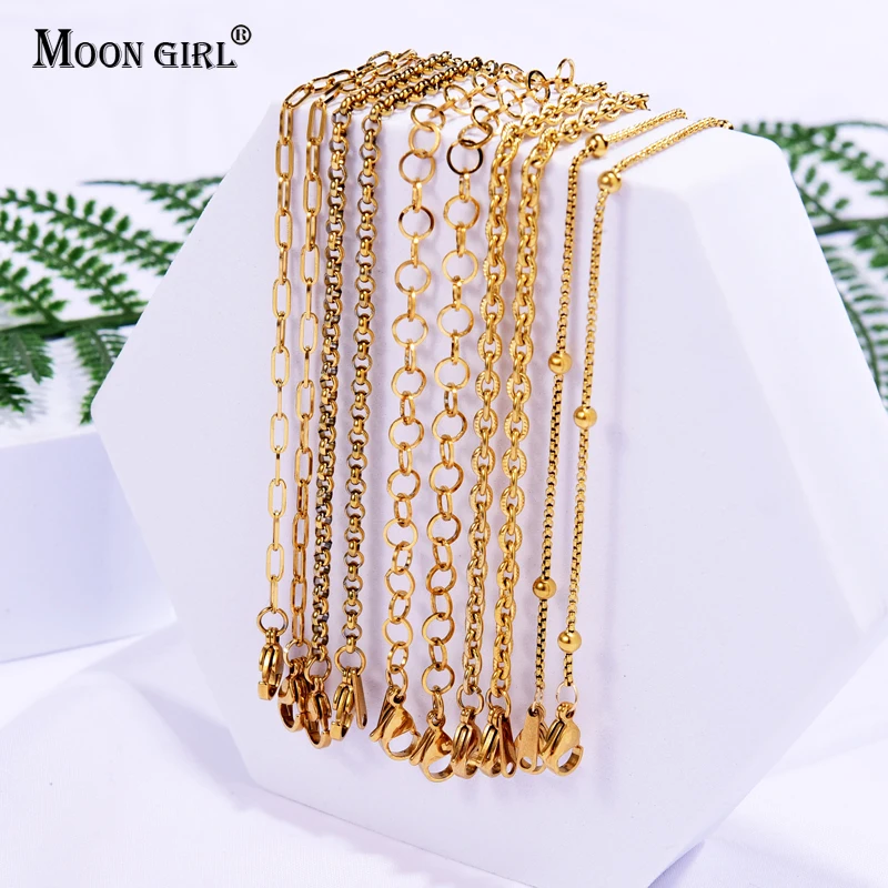 Gold Plated Stainless Steel Glasses Chain Strap Lanyard Fashion Reading Sunglasses Eyeglasses Women Neck Chain Hangs Mask Holder