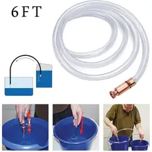 Manual Suction Pipe Gas Siphon Pump Gasoline Fuel Water Hoses Siphon Plumbing Tools Hose Self Safety Priming Shaker