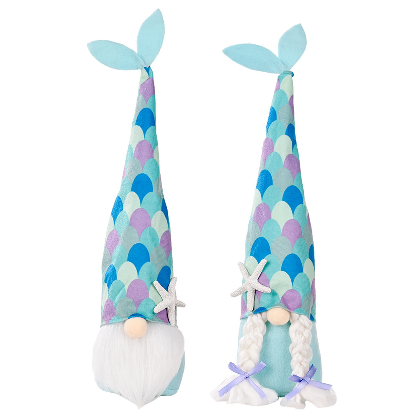 Ocean Series Fish Tail Cap Gnome Doll 