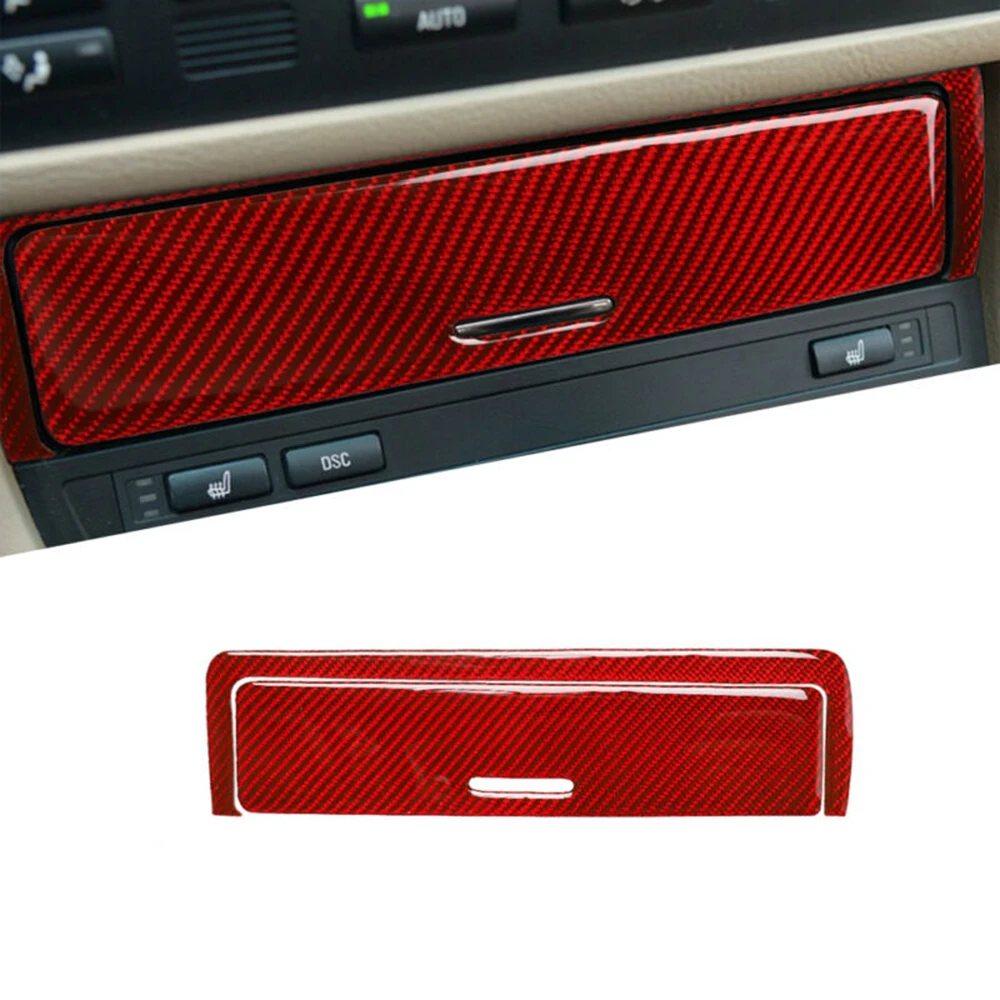 Автомобильный внутренний ящик для хранения из красного углеродного волокна