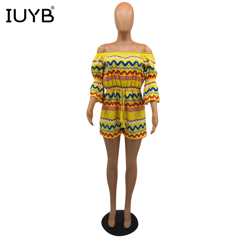 IUYB новые летние модные стильные сексуальные женские костюмы сексуальные женские 2 цвета короткие брюки без бретелек удобные новые ползунки OYF8033