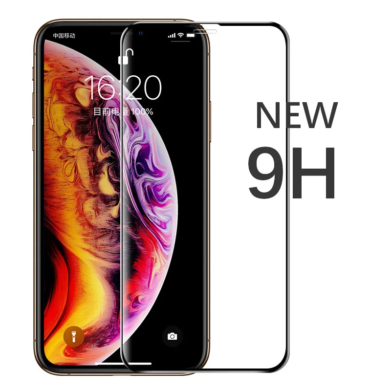 

Tempered Glass For iPhone 11 Pro XS MAX XR X full Screen Protector on For iPhone 7 8 6 6S Plus 5 5S SE Protective Glass Film 9H