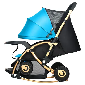 

Baby Stroller Four Rounds Large and Comfortable Fold Can Sit and Lie Multifunction Shock Absorber Mom's Favorite