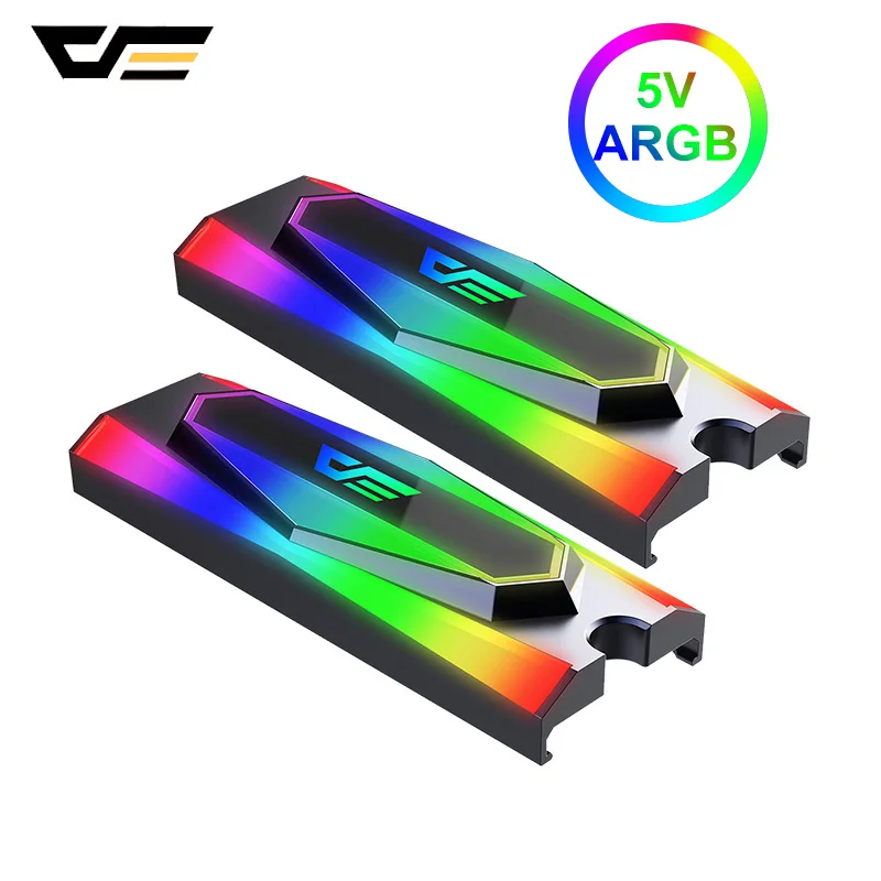 

darkFlash M.2 SSD Heatsink ARGB 5V Radiator Aluminum Heat sink Cooling Passive Heat Cooler for PCIE NVME SATA M.2 2280 SSD