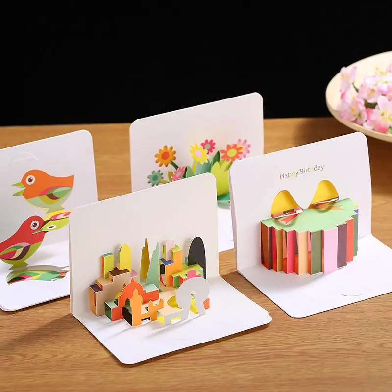 1PC Music Blessing Wedding Creative Cartoon Girls Invitation Lovely Festival Bridal Shower Message Gift Greeting Card | Дом и сад