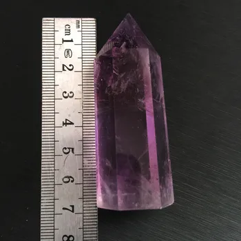 

1PC Natural Amethyst Quartz Cluster Crystal Wand Point Specimen Lucky Healing Natural Stones and Crystals Healing Crystals Wicca