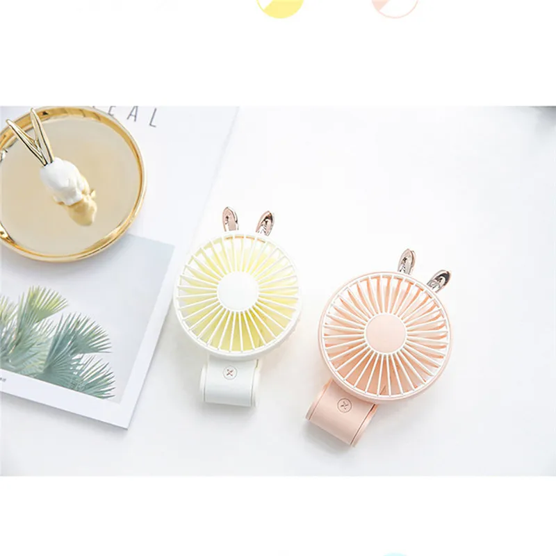 Mini Fan USB Mini Fan Mini-USB Rechargeable Hand-held Electric Fan Folding Portable Rechargeable Fan Cool Usb Gadgets@D