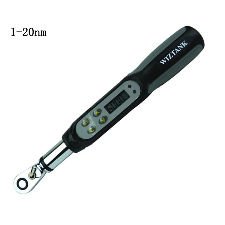 Mini digital torque wrench 1-20NM  ratchet head 1/4 inch Miniature torque spanner wrenches