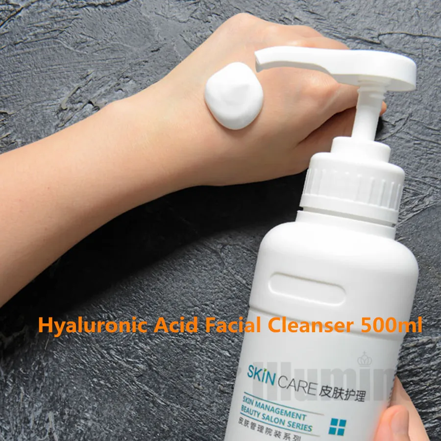 Hyaluronic Acid Facial Cleanser 500ml Deep Cleansing Nourishing