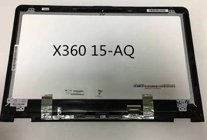 Для hp ENVY x360 15-AQ 15," FHD ЖК светодиодный сенсорный экран в сборе+ рамка 30 pin 1920*1080 LP156WF6-SPM2 дигитайзер панель с рамкой