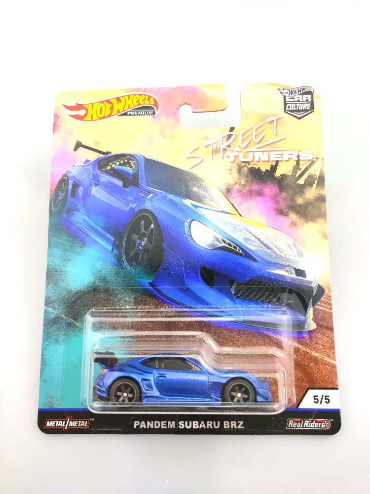 Автомобиль Hot Wheels 1:64 уличные тюнеры PANDEM SUBARU BRZ NISSAN коллекционная версия настоящие