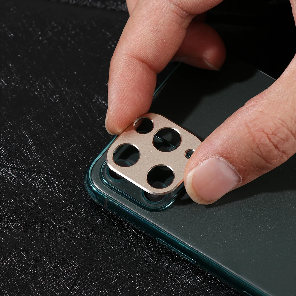 Цветное защитное кольцо для объектива камеры из металлического сплава iPhone 11 Pro