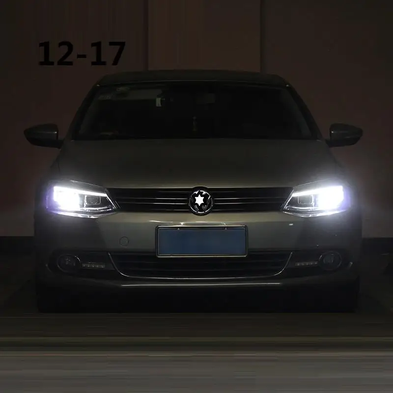 Cob Drl Assessoires Neblineros Para Авто наружные светодиодные фары автомобиля фары в сборе 12 13 14 15 16 17 18 для Volkswagen Sagitar