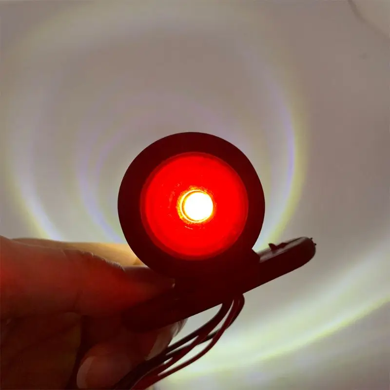 2 шт. 12V светодиодный грузовик боковой габаритный фонарь светильник индикатор боковые зеркала с маркировкой лампы на колесах габаритный фонарь C45