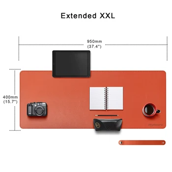 

PU Leather Large Gaming Mouse Pad Front Back Double Use Mouse Mat Keyboard Pad Desk Pad 95*40cm For Games Lol Dota 2 Cs go