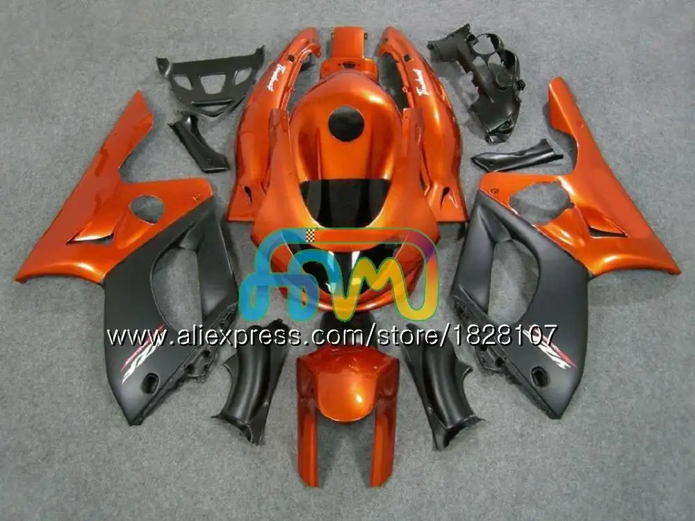 No. 19 Orange YZF600R для YAMAHA Thundercat черный глянец 96 97 98 99 00 01 02 72BS. 21 YZF-600R YZF 600R 1996 1997 1998 1999 2000 2001 обтекатель - Цвет: No. 19 Orange