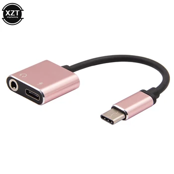 

Type C To 3.5 mm Earphone Jack Adapter 2 in 1 USB C Audio Cable Converter Charging Splitter Headphone Adapter For Samsung Xiaomi
