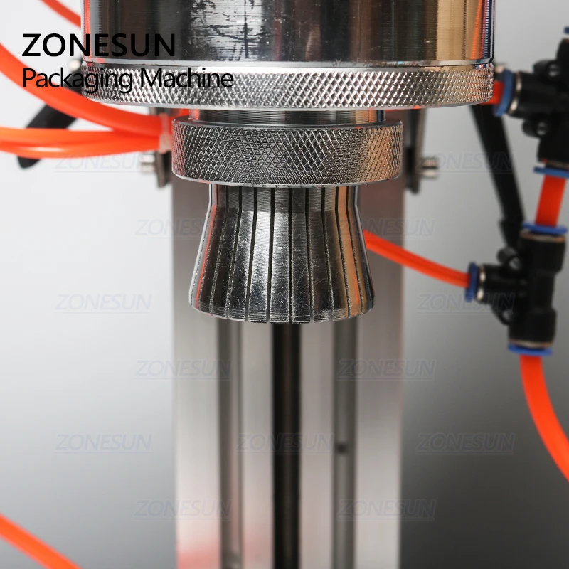 ZONESUN пневматические флакон для парфюма обжимной Кепки пинг машины жидкости