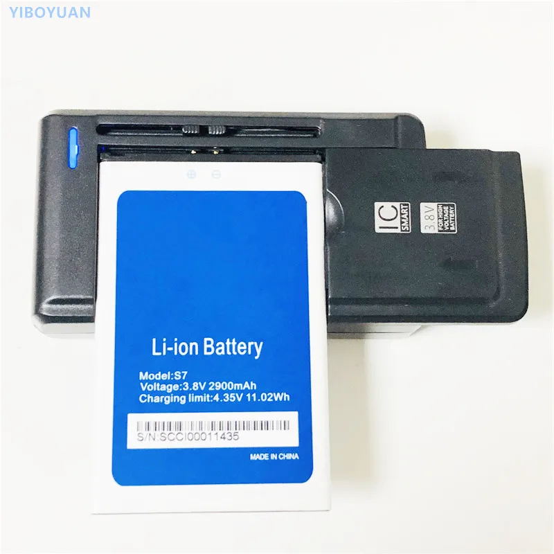 3,8 V 2900mAh для HOMTOM S7 аккумулятор+ SS-C1 зарядное устройство