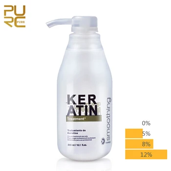 

Purc 300ml Keratin Repair Hair Treatment Shampoo Mask Cream Curly Hair Straightening Smoothing Product 0% 5% 8% 12% Formalin