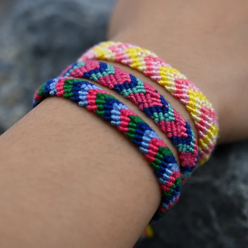 Bracelet Jewelry Handmade Macrame Friendship Bracelet Fashion Bohemian Weave Braid Trendy Boho Vintage Couple Bracelet for Women