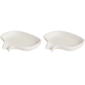 

Silicone Soap Dish Soap Dish with Draining Tray, Silicone Soap Holder Saver for Shower/Bathroom, Keep Soap Bars Dry Clean, 2 Pac