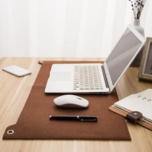 

Felt Mice Pad Office Computer Desk Mat Keyboard Mouse Pad Laptop Cushion Multifunction Writing Pad Desk Organizer Felt Bag