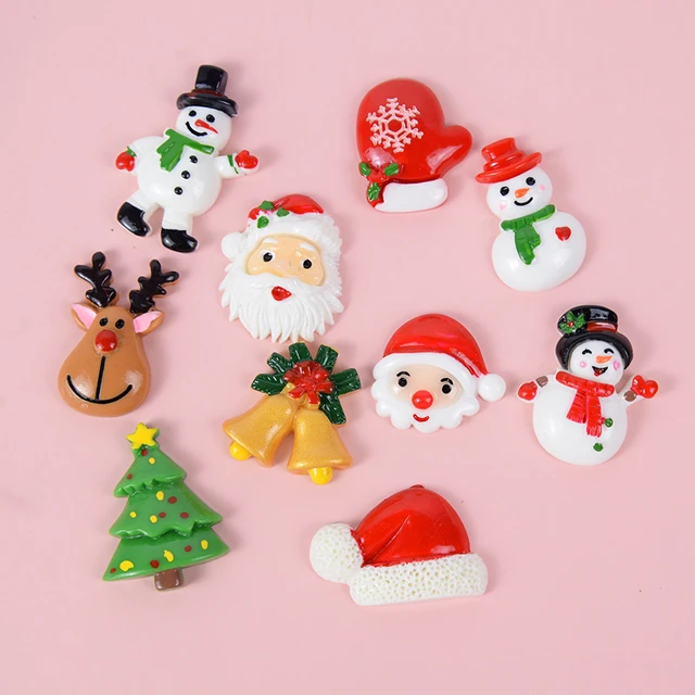 20pcs Mixed Resin Christmas Buttons Snowflake Christmas Tree 2 Holes Sewing  Round Buttons Gingerbread Man Embellishments Craft - AliExpress