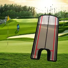 Golf Putting Practice Mirror Putting Mirror Alignment Training Aid Golf Practice Putter Mirror Eye Line