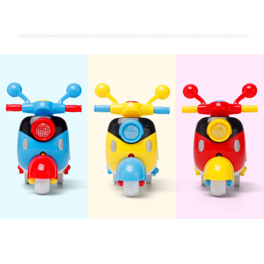 

Kids Toys Cartoon Random Colorful Pull Back Motorcycle Mini Funny Inertia Motorcycle Early Educational Model Toys
