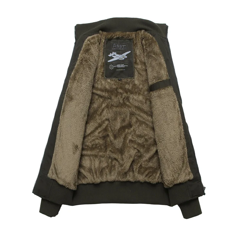 

Lazada Autumn And Winter Air Force One Thick Warm Jacket MEN'S Outerwear Plus-sized Canvas Washing Uniform AliExpress