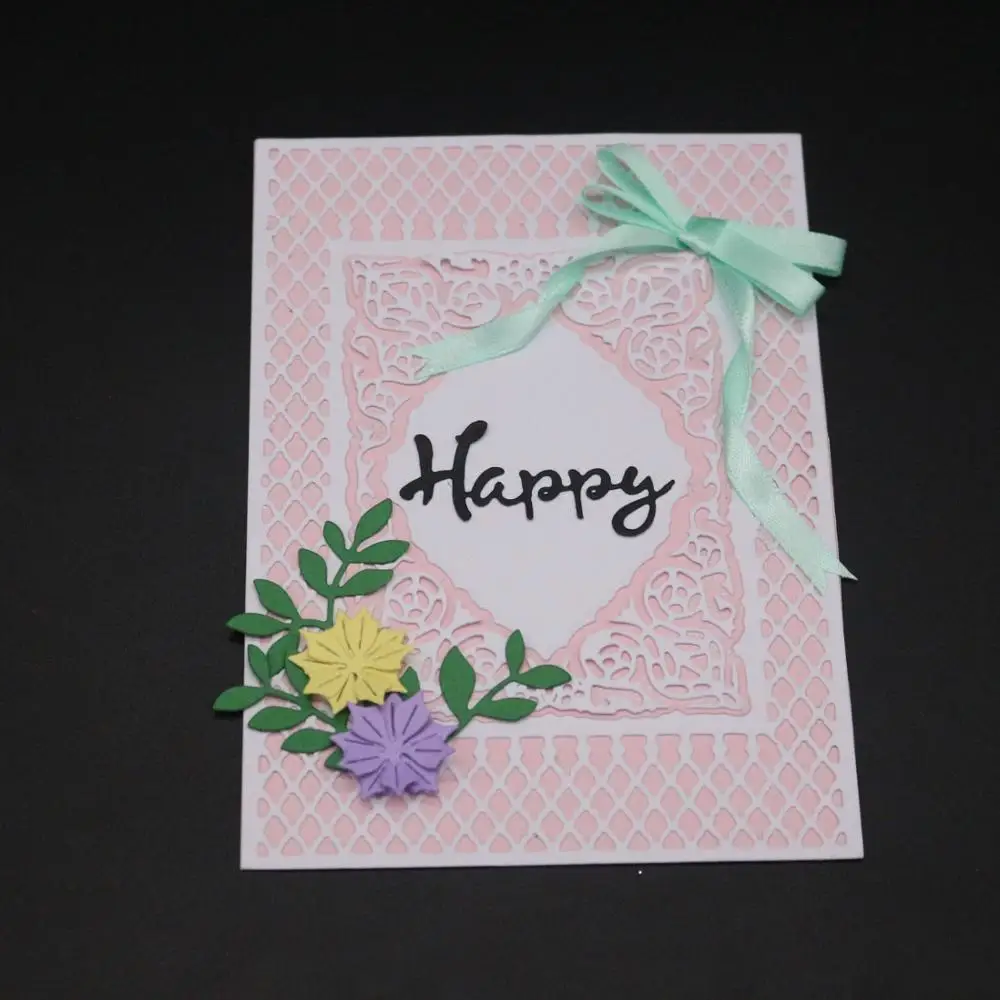 

ZhuoAng Texture greeting card Cutting/DIY Paper Card Craft Embossing Die Cut DIY scrapbooking Die cutting machine