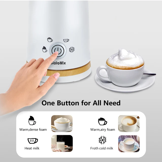 ELEKCHEF 4 in 1 Coffee Milk Frother Frothing Foamer automatic Milk