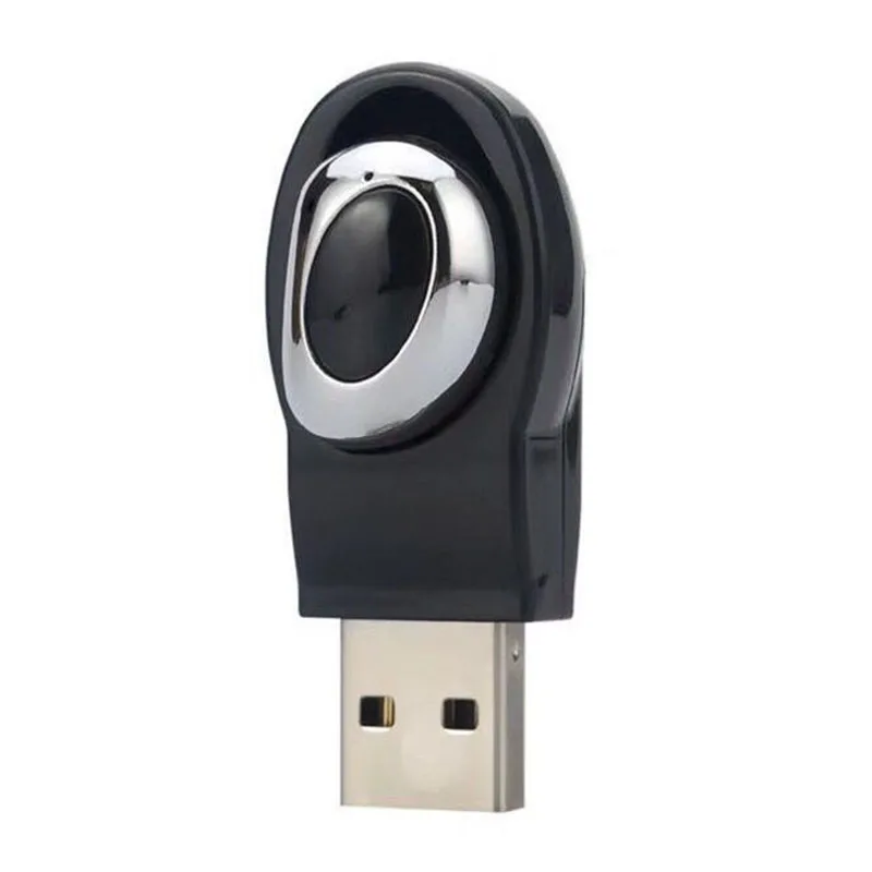 USB Bluetooth наушники мини M18 с магнитной зарядкой USB зарядка скрытый невидимый наушник микро мини беспроводная гарнитура - Цвет: black