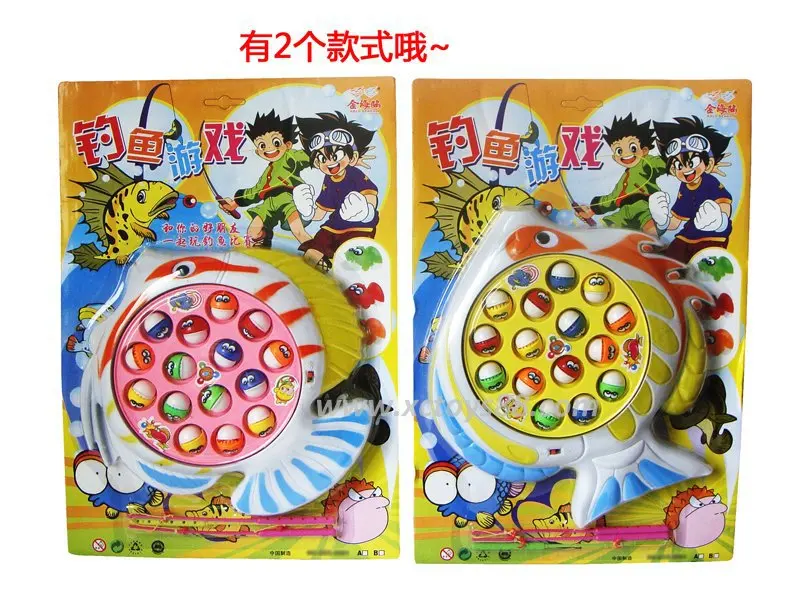 Four Fishing Play House Parent And Child Interactive Double Layer Fishing Magnetic Children Fishing Toys