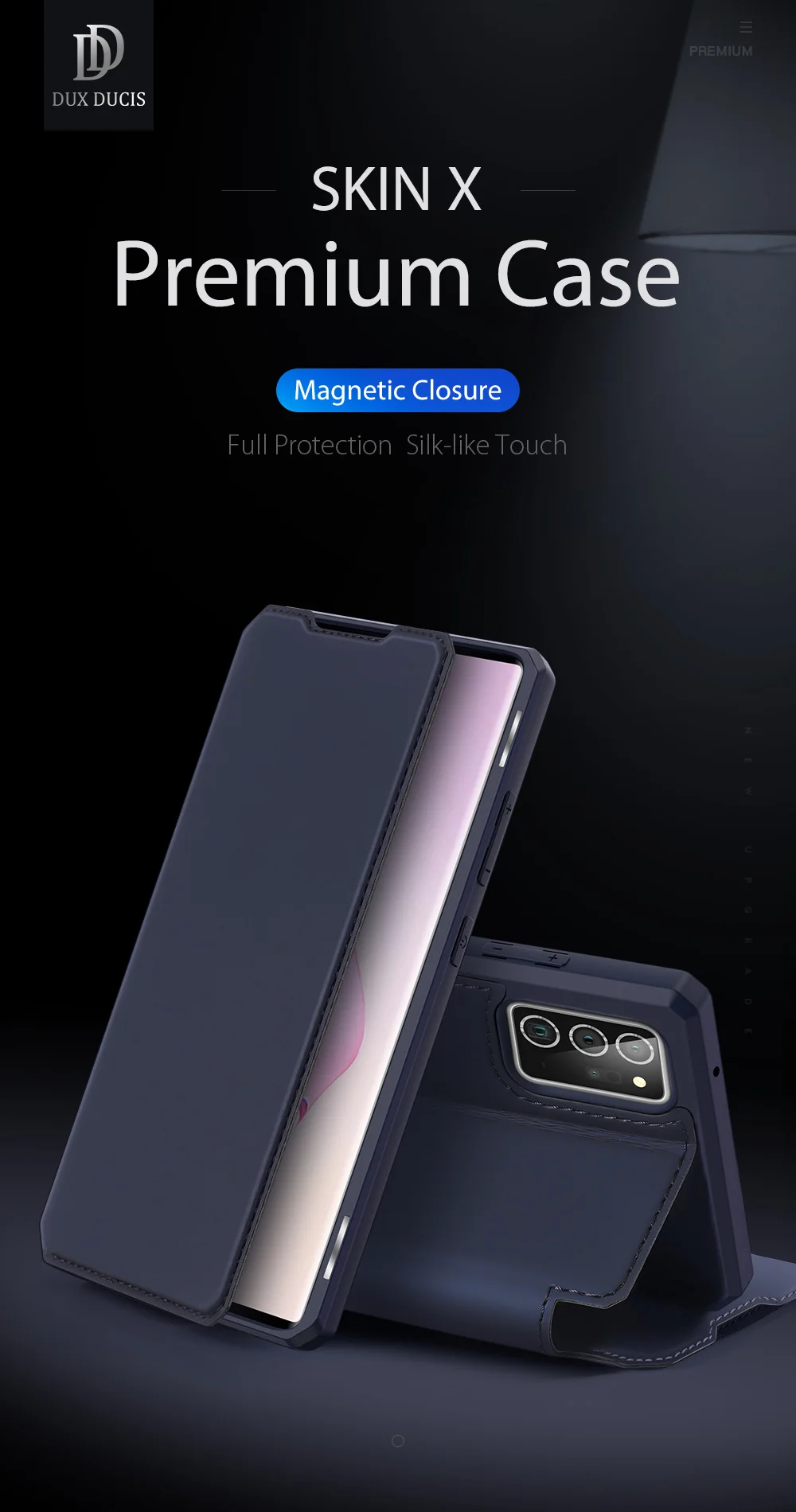 Business Leather Magnetic Flip Case For Samsung Galaxy Note20 S20 Ultra Note 10 Plus A51 A71 Wireless Charging Cover Card Slot